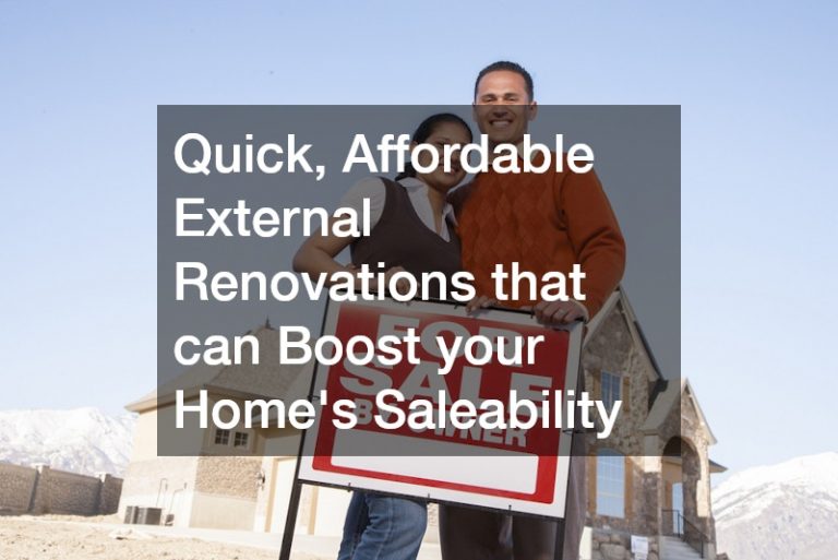 Quick, Affordable External Renovations that can Boost your Homes Saleability