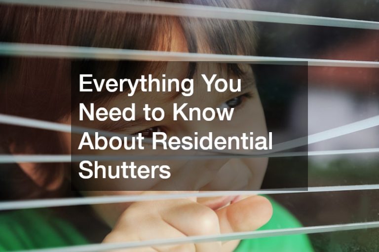 Everything You Need to Know About Residential Shutters